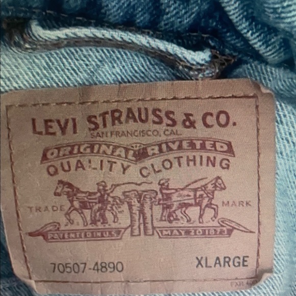 Levi's Blue Denim Jacket - Picture 4 of 4